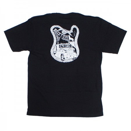 BRIXTON x FENDER　Tシャツ　"FENDER HIGHWAY S/S STANDARD TEE"　(Black)