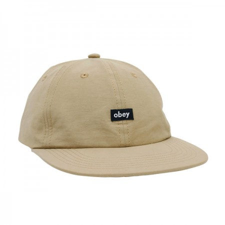 OBEY　キャップ　"OBEY LOWERCASE TECH 6 PANEL STRAPBACK CAP"　(Bronze)