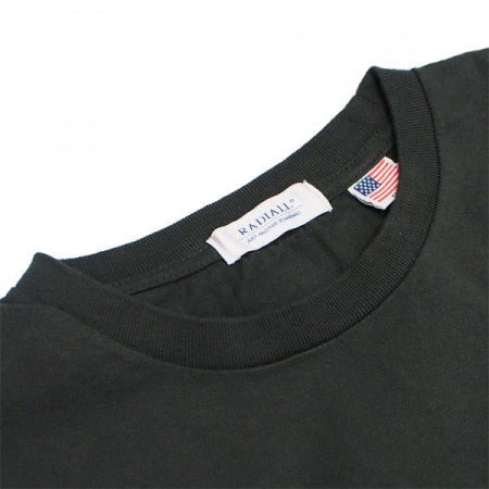RADIALL　Tシャツ　"FLAMES CREW NECK POCKET T-SHIRT S/S"　(Black)