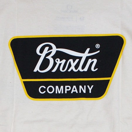 BRIXTON　Tシャツ　"LINWOOD S/S STANDARD TEE"　(Natural)