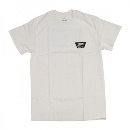 BRIXTON　Tシャツ　"LINWOOD S/S STANDARD TEE"　(Natural)