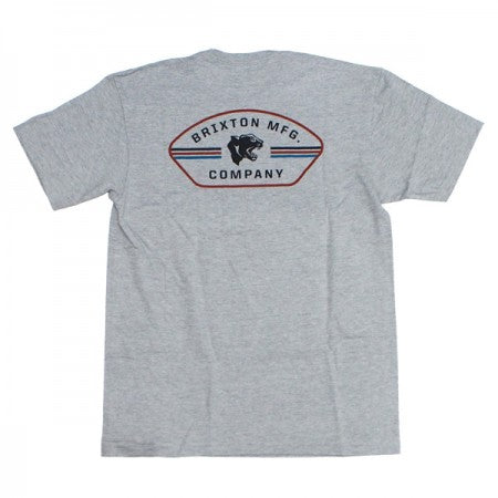 BRIXTON　Tシャツ　"RAMPANT S/S STANDARD TEE"　(Heather Gray)