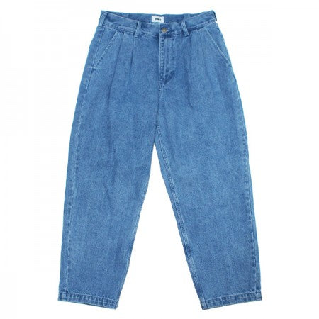 OBEY　パンツ　"FUBAR PLEATED CARPENTER DENIM PANT"　(Light Indigo)