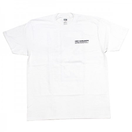 ★30%OFF★ OBEY　Tシャツ　"OBEY HALF FACE ICON CLASSIC TEE"　(White)