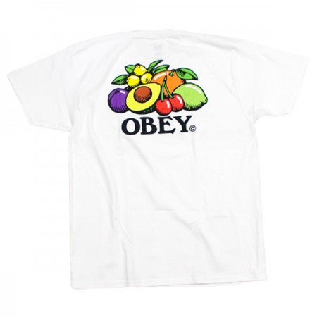 OBEY　Tシャツ　"OBEY BOWL OF FRUIT CLASSIC TEE"　(White)