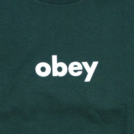 OBEY　Tシャツ　"OBEY LOWER CASE 2 CLASSIC TEE"　(Forest Green)
