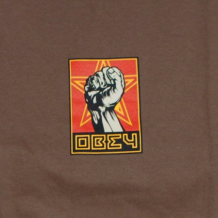 OBEY　Tシャツ　"OBEY FIST CLASSIC TEE"　(Silt)