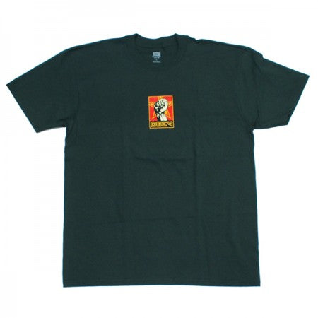 ★30%OFF★ OBEY　Tシャツ　"OBEY FIST CLASSIC TEE"　(Forest Green)