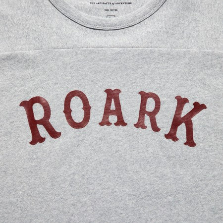 ROARK REVIVAL　6分Tシャツ　"MEDIEVAL LOGO 3/4 SLEEVE TEE"　(Heather Gray)