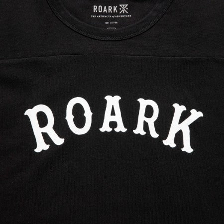 ROARK REVIVAL　6分Tシャツ　"MEDIEVAL LOGO 3/4 SLEEVE TEE"　(Black)