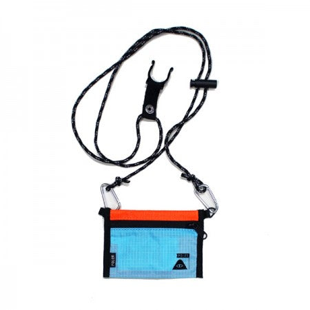 POLeR　ミニポーチ　"STUFFABLE DRINK POUCH"　(Lt.Blue / Orange)