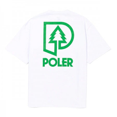 POLeR　Tシャツ　“TREEPEE POCKET RELAX FIT TEE"　(White)