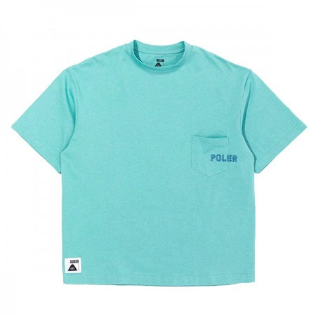 POLeR　Tシャツ　“POLER POCKET RELAX FIT TEE"　(Sage Green)