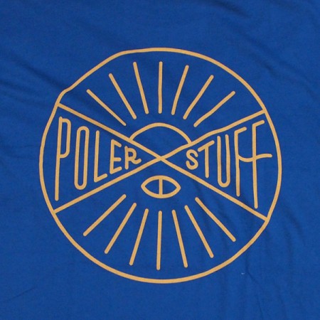 ★30%OFF★ POLeR　Tシャツ　"SUNRAY TEE"　(Cool Blue)