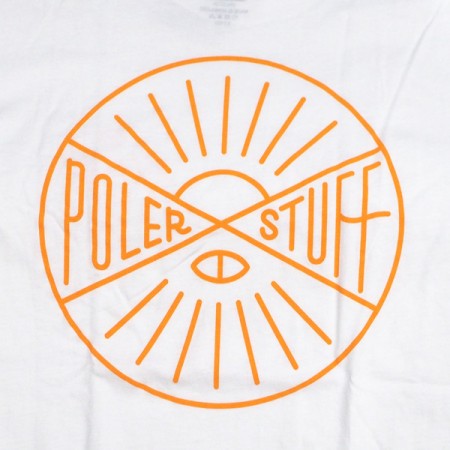 ★30%OFF★ POLeR　Tシャツ　"SUNRAY TEE"　(White)