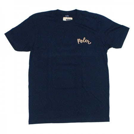 POLeR　Tシャツ　"POPPY TEE"　(Midnight Navy)
