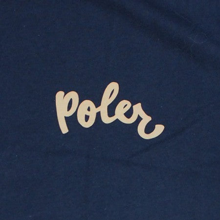 POLeR　Tシャツ　"POPPY TEE"　(Midnight Navy)