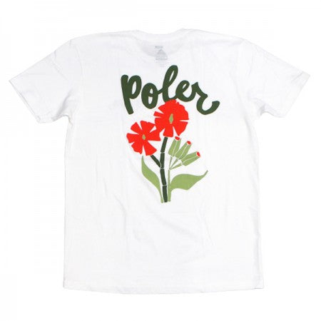 POLeR　Tシャツ　"POPPY TEE"　(White)
