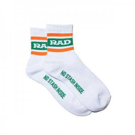 RADIALL　ソックス　"LOW KICK 1PAC SOX SHORT"　(White)