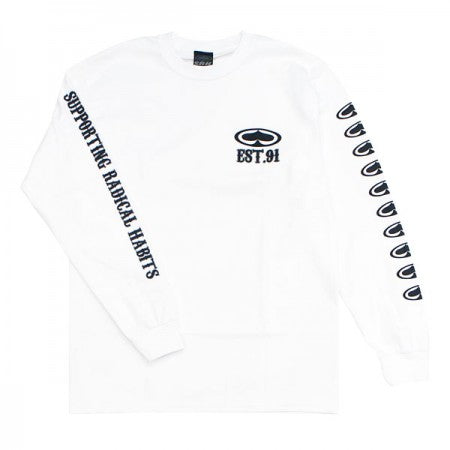 SRH　L/STシャツ　"EST.91 L/S TEE"　(White)