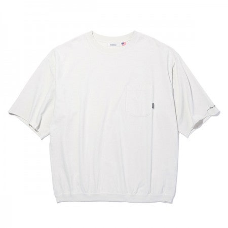 RADIALL　ハーフスリーフTシャツ　"FLEETLINE CREW NECK T-SHIRT S/S"　(Snow White)