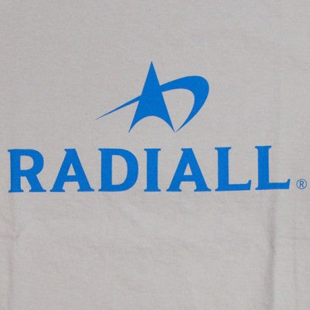 RADIALL　Tシャツ　"LOGOTYPE CREW NECK T-SHIRT S/S"　(Snow White)