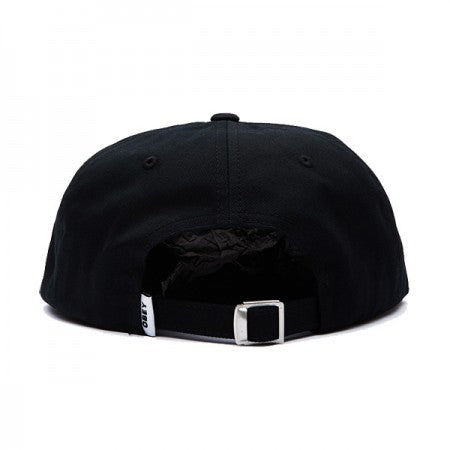 OBEY　キャップ　"ICON FACE 6 PANEL STRAPBACK CAP"　(Black)