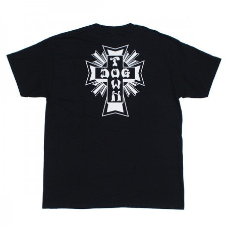 DOGTOWN　Tシャツ　"CROSS LOGO TEE"　(Black)