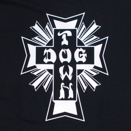 DOGTOWN　Tシャツ　"CROSS LOGO TEE"　(Black)