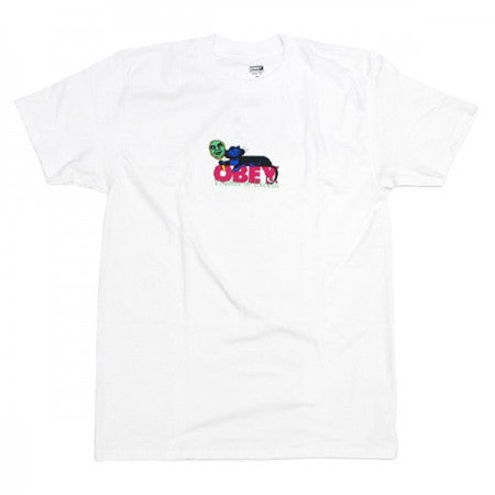 OBEY　Tシャツ　"VISIONS OF EXCESS CLASSIC TEE"　(White)