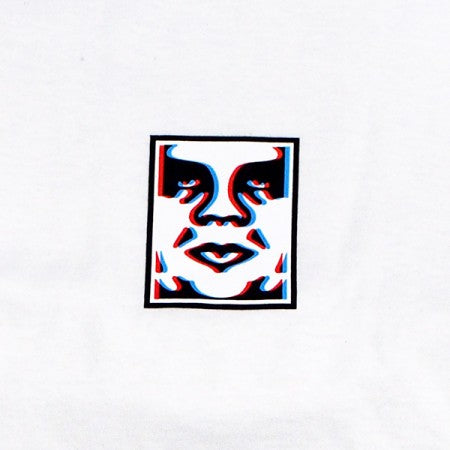 OBEY　Tシャツ　"OBEY DOUBLE VISIONS CLASSIC TEE"　(White)