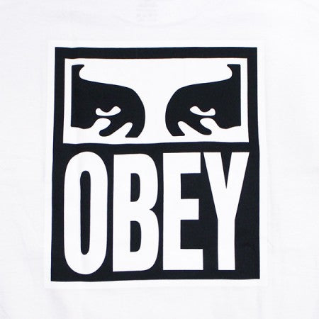 OBEY　Tシャツ　"OBEY EYES ICON 2 CLASSIC TEE"　(White)