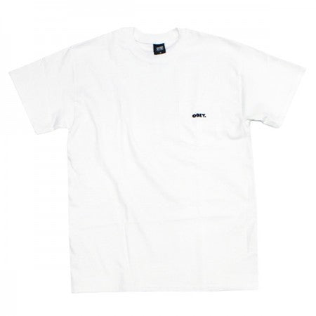 OBEY　Tシャツ　"OBEY BOLD POCKET TEE"　(White)
