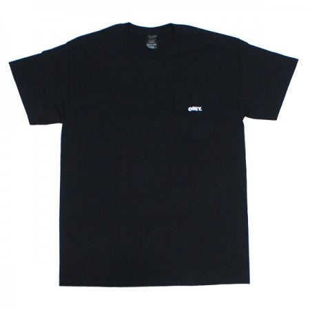 OBEY　Tシャツ　"OBEY BOLD POCKET TEE"　(Black)