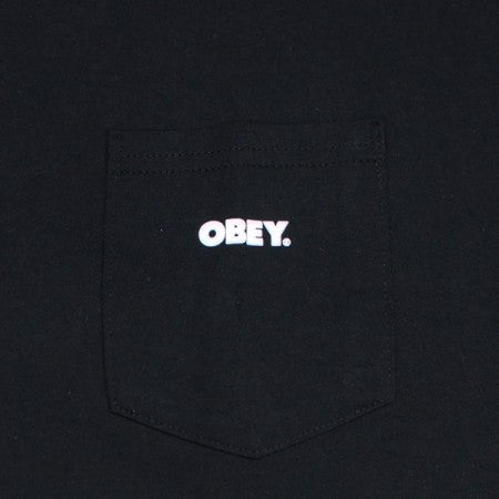 OBEY　Tシャツ　"OBEY BOLD POCKET TEE"　(Black)