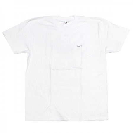 OBEY　Tシャツ　"CROSSWALK SIGN CLASSIC TEE"　(White)