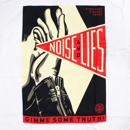 OBEY　Tシャツ　"GIMME SOME TRUTH CLASSIC TEE"　(White)
