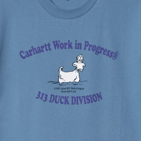 ★30%OFF★ Carhartt WIP　Tシャツ　"S/S 313 DUCKDIVISION T-SHIRT"　(Icy Water)