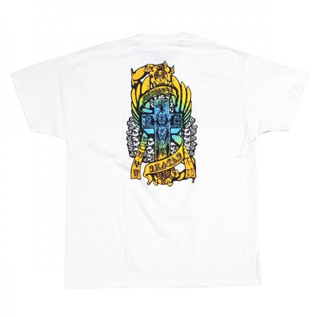 DOGTOWN　Tシャツ　"ERIC DRESSEN HANDS FADE TEE"　(White)