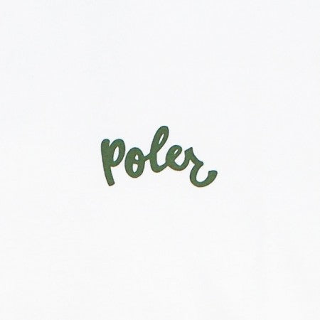 POLeR　L/STシャツ　"POPPY RELAX FIT L/S TEE"　(White)