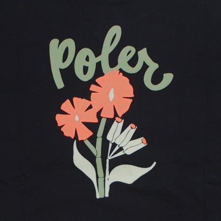 POLeR　L/STシャツ　"POPPY RELAX FIT L/S TEE"　(Black)