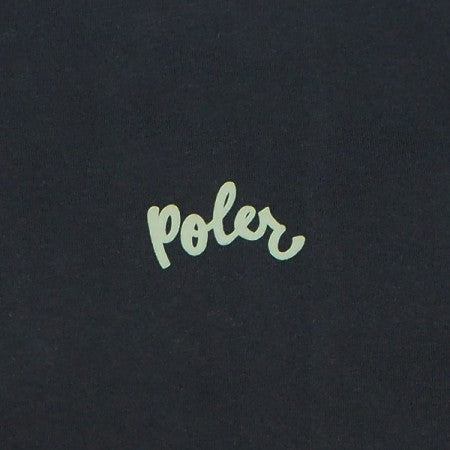 POLeR　L/STシャツ　"POPPY RELAX FIT L/S TEE"　(Black)