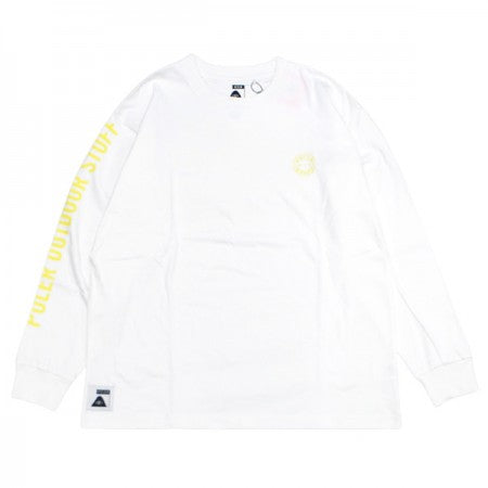 POLeR　L/STシャツ　"HIGHEST STD RELAX FIT L/S TEE"　(White)
