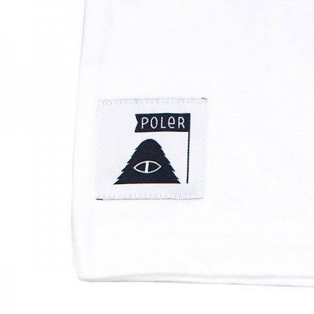 POLeR　L/STシャツ　"HIGHEST STD RELAX FIT L/S TEE"　(White)