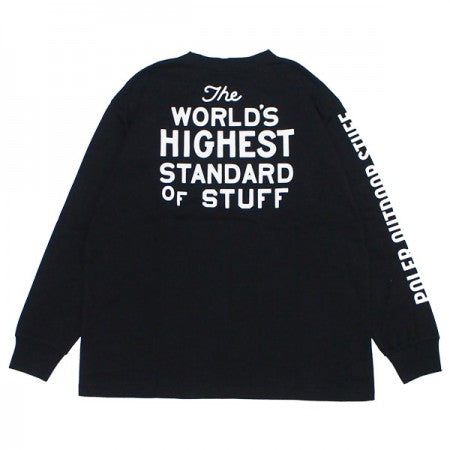 POLeR　L/STシャツ　"HIGHEST STD RELAX FIT L/S TEE"　(Black)