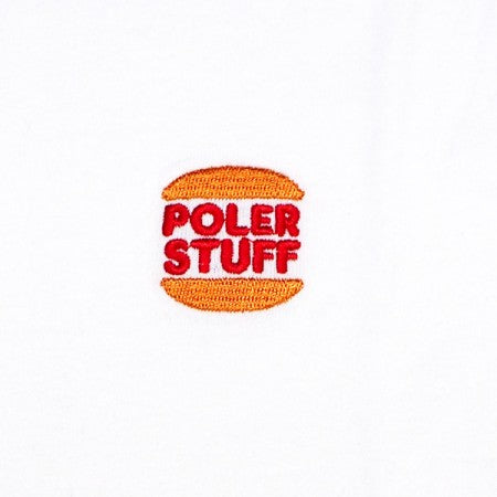 POLeR　Tシャツ　"STEAMED HAMS RELAX FIT TEE"　(White)