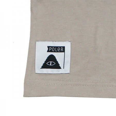 POLeR　Tシャツ　"STATE APPLIQUE RELAX FIT TEE"　(Sand)