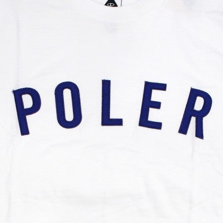 POLeR　Tシャツ　"STATE APPLIQUE RELAX FIT TEE"　(White)