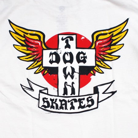 DOGTOWN　Tシャツ　"DIRTY WING TEE"　(White)