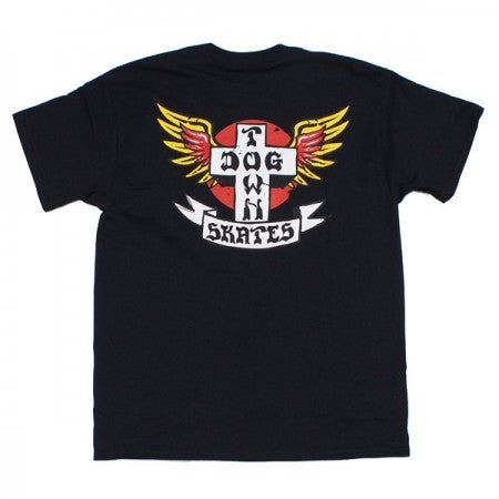 DOGTOWN　Tシャツ　"DIRTY WING TEE"　(Black)